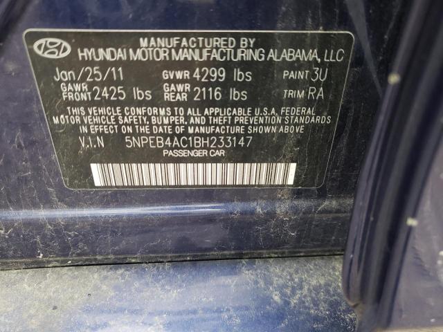 Photo 9 VIN: 5NPEB4AC1BH233147 - HYUNDAI SONATA GLS 