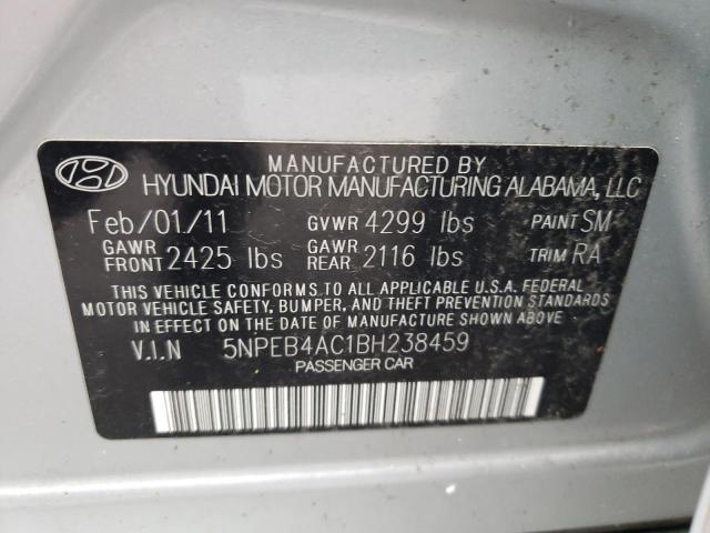 Photo 9 VIN: 5NPEB4AC1BH238459 - HYUNDAI SONATA GLS 