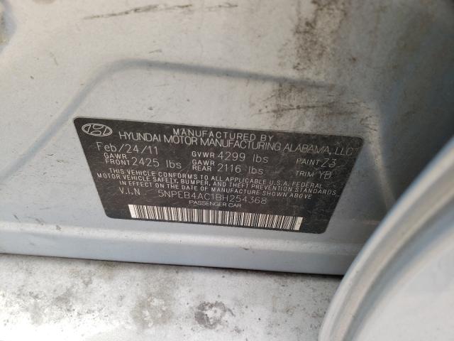 Photo 9 VIN: 5NPEB4AC1BH254368 - HYUNDAI SONATA GLS 