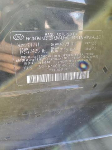 Photo 11 VIN: 5NPEB4AC1BH257013 - HYUNDAI SONATA 