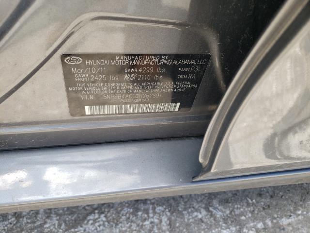 Photo 9 VIN: 5NPEB4AC1BH262891 - HYUNDAI SONATA 