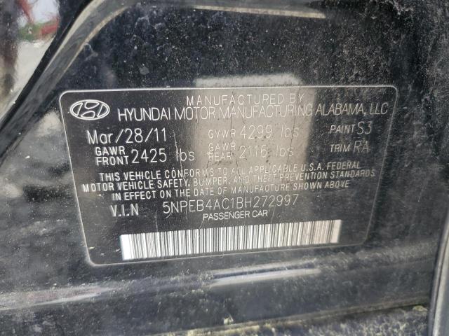 Photo 11 VIN: 5NPEB4AC1BH272997 - HYUNDAI SONATA 