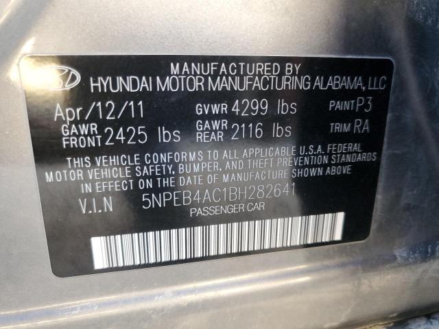 Photo 11 VIN: 5NPEB4AC1BH282641 - HYUNDAI SONATA 