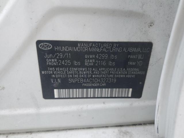 Photo 11 VIN: 5NPEB4AC1CH327319 - HYUNDAI SONATA 