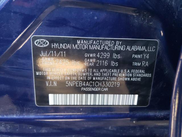 Photo 12 VIN: 5NPEB4AC1CH330219 - HYUNDAI SONATA GLS 