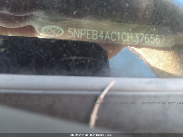 Photo 8 VIN: 5NPEB4AC1CH376567 - HYUNDAI SONATA 