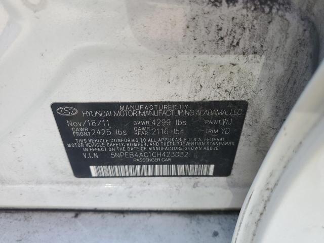 Photo 11 VIN: 5NPEB4AC1CH423032 - HYUNDAI SONATA GLS 