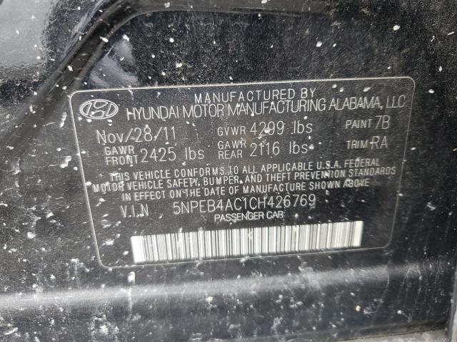 Photo 11 VIN: 5NPEB4AC1CH426769 - HYUNDAI SONATA 