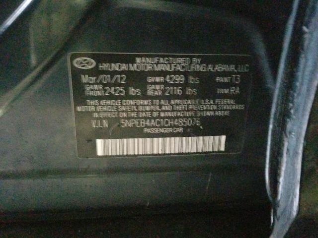 Photo 9 VIN: 5NPEB4AC1CH485076 - HYUNDAI SONATA GLS 