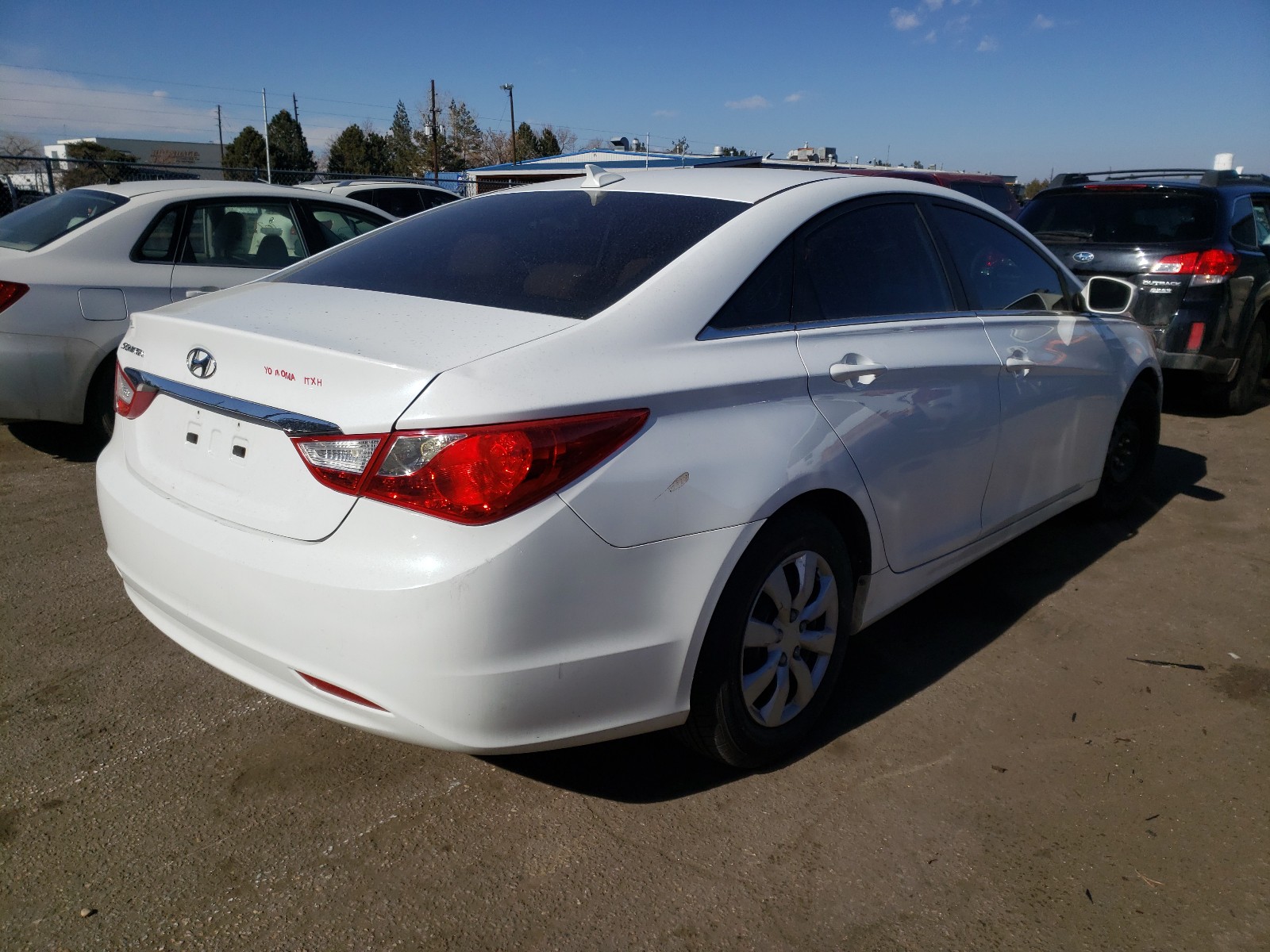 Photo 3 VIN: 5NPEB4AC1DH507420 - HYUNDAI SONATA GLS 