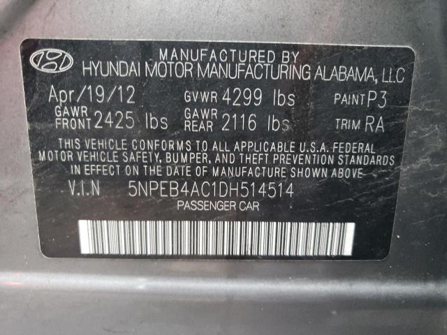 Photo 9 VIN: 5NPEB4AC1DH514514 - HYUNDAI SONATA GLS 