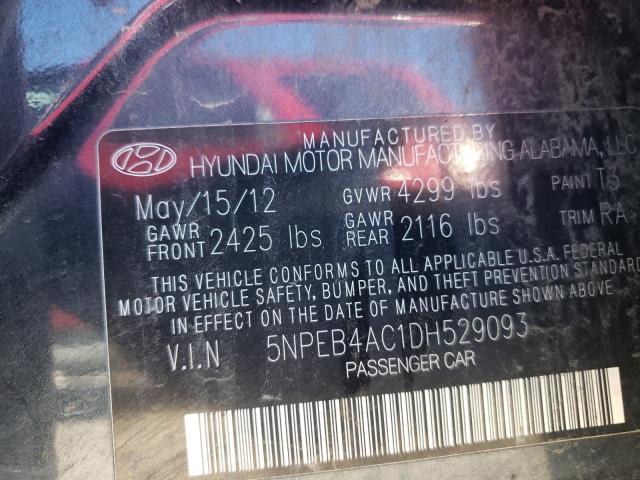 Photo 9 VIN: 5NPEB4AC1DH529093 - HYUNDAI SONATA 