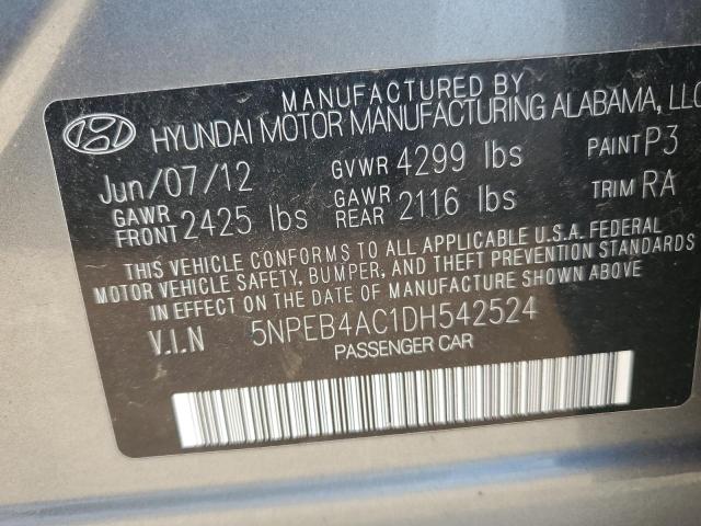 Photo 11 VIN: 5NPEB4AC1DH542524 - HYUNDAI SONATA 