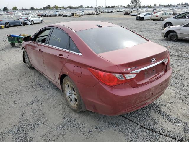 Photo 2 VIN: 5NPEB4AC1DH572722 - HYUNDAI SONATA GLS 