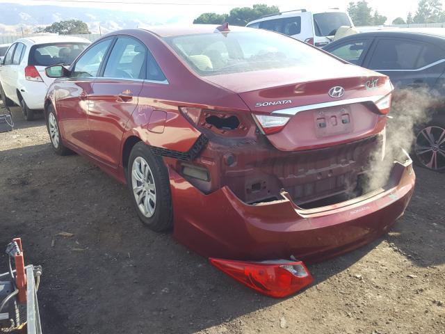 Photo 2 VIN: 5NPEB4AC1DH576995 - HYUNDAI SONATA GLS 