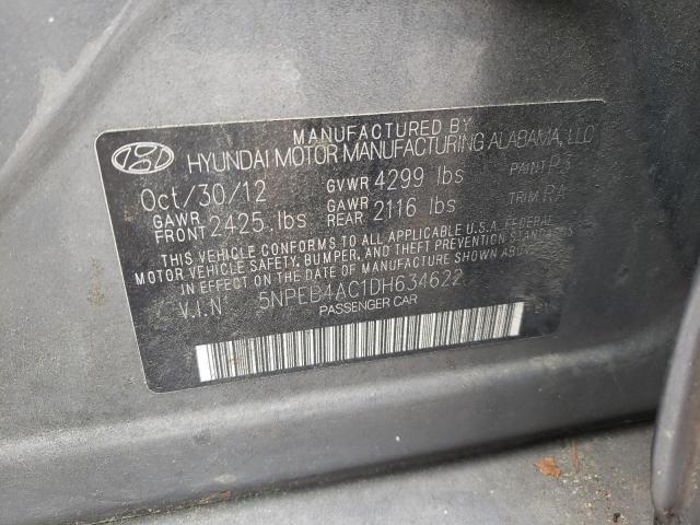 Photo 11 VIN: 5NPEB4AC1DH634622 - HYUNDAI SONATA GLS 