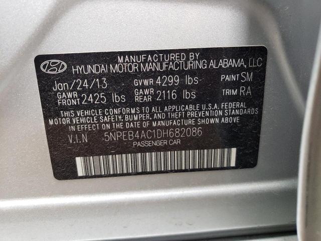 Photo 9 VIN: 5NPEB4AC1DH682086 - HYUNDAI SONATA GLS 