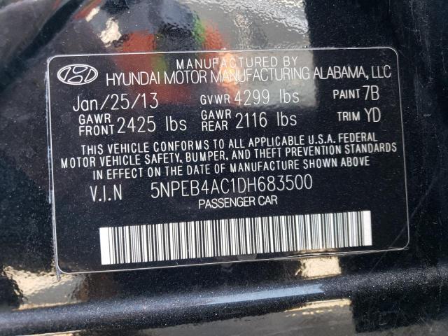 Photo 11 VIN: 5NPEB4AC1DH683500 - HYUNDAI SONATA 