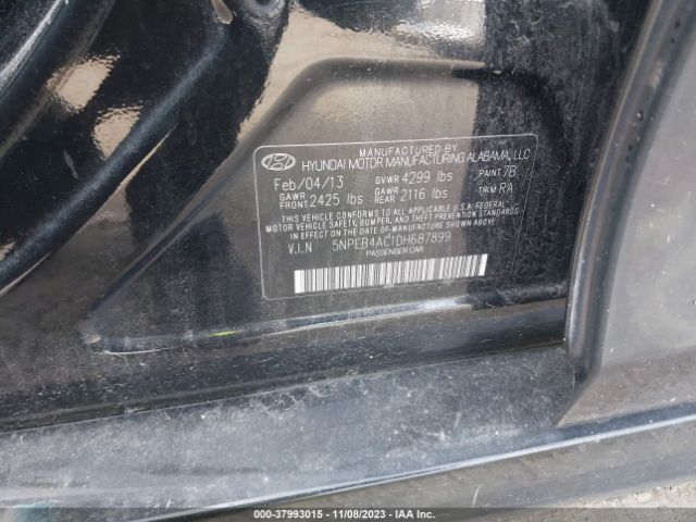 Photo 8 VIN: 5NPEB4AC1DH687899 - HYUNDAI SONATA 