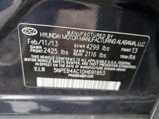 Photo 11 VIN: 5NPEB4AC1DH691953 - HYUNDAI SONATA GLS 