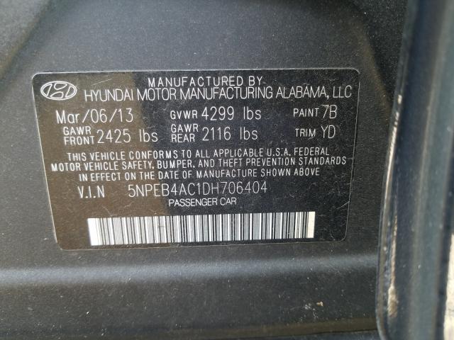 Photo 9 VIN: 5NPEB4AC1DH706404 - HYUNDAI SONATA GLS 