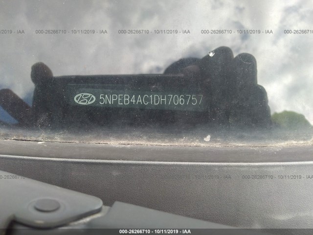 Photo 8 VIN: 5NPEB4AC1DH706757 - HYUNDAI SONATA 