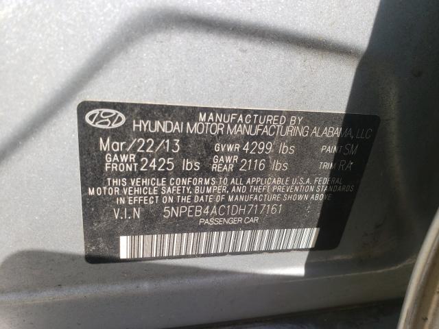 Photo 9 VIN: 5NPEB4AC1DH717161 - HYUNDAI SONATA GLS 