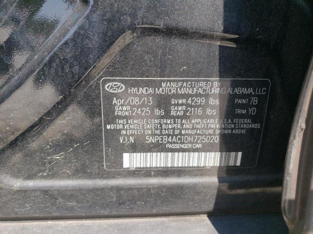 Photo 12 VIN: 5NPEB4AC1DH725020 - HYUNDAI SONATA GLS 