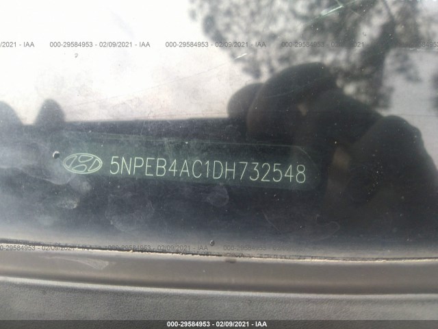 Photo 8 VIN: 5NPEB4AC1DH732548 - HYUNDAI SONATA 