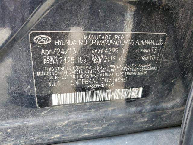 Photo 11 VIN: 5NPEB4AC1DH734848 - HYUNDAI SONATA GLS 