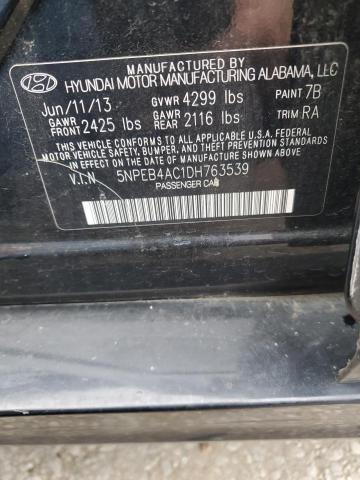 Photo 12 VIN: 5NPEB4AC1DH763539 - HYUNDAI SONATA GLS 