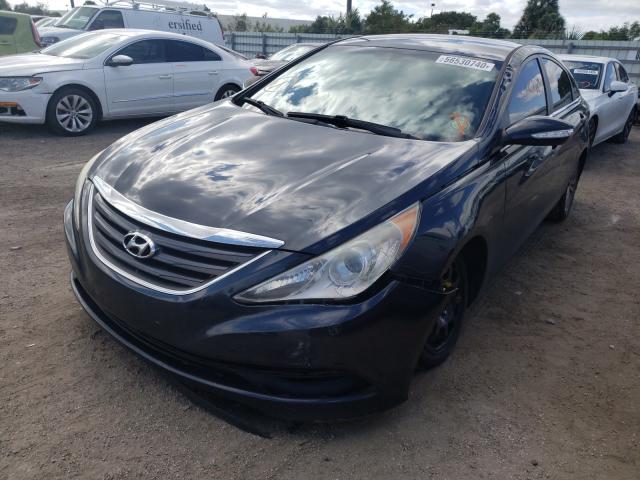 Photo 1 VIN: 5NPEB4AC1EH814281 - HYUNDAI SONATA GLS 