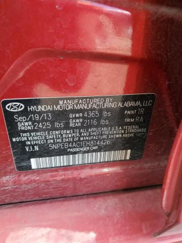 Photo 11 VIN: 5NPEB4AC1EH814426 - HYUNDAI SONATA 