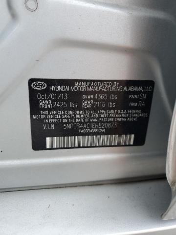 Photo 11 VIN: 5NPEB4AC1EH820873 - HYUNDAI SONATA GLS 