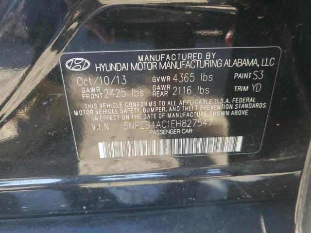 Photo 11 VIN: 5NPEB4AC1EH827547 - HYUNDAI SONATA GLS 