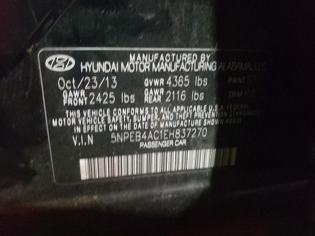 Photo 11 VIN: 5NPEB4AC1EH837270 - HYUNDAI SONATA GLS 