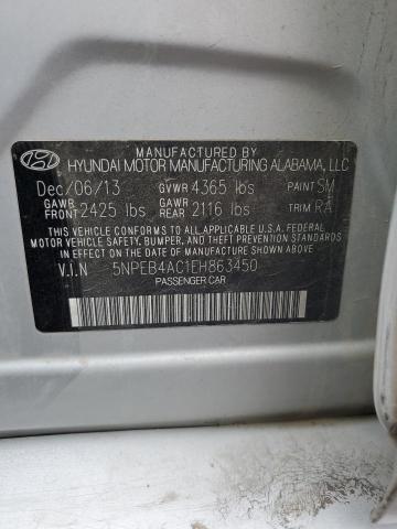 Photo 11 VIN: 5NPEB4AC1EH863450 - HYUNDAI SONATA 