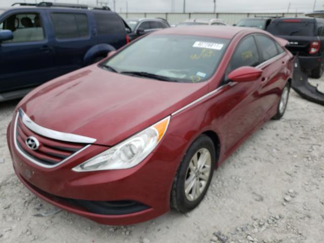 Photo 1 VIN: 5NPEB4AC1EH865165 - HYUNDAI SONATA GLS 