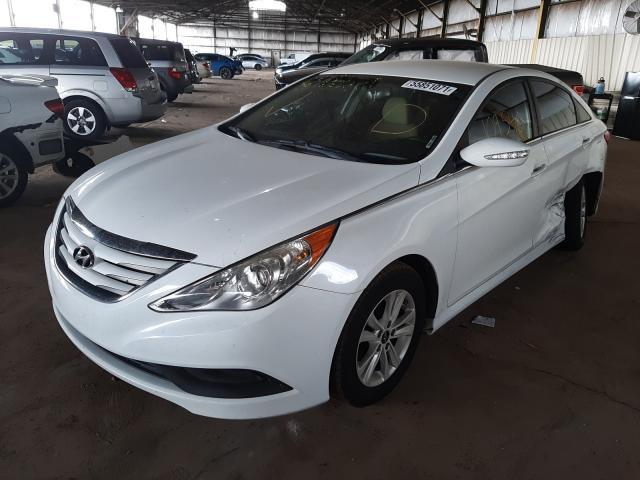 Photo 1 VIN: 5NPEB4AC1EH892933 - HYUNDAI SONATA GLS 