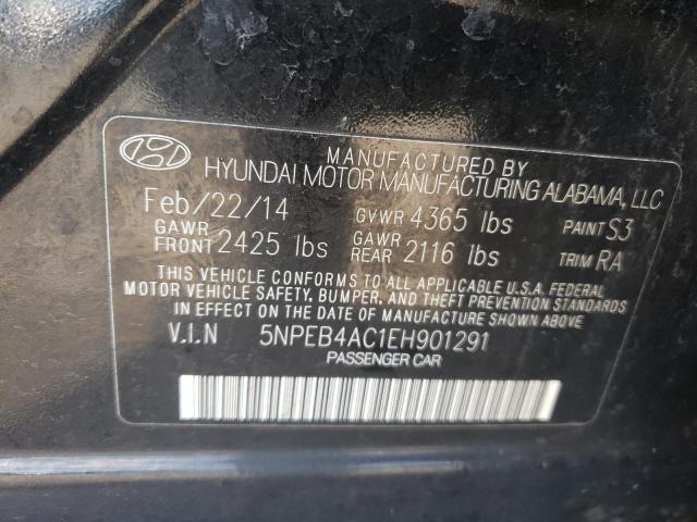 Photo 9 VIN: 5NPEB4AC1EH901291 - HYUNDAI SONATA GLS 