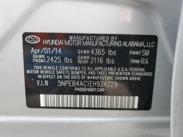 Photo 11 VIN: 5NPEB4AC1EH924229 - HYUNDAI SONATA 