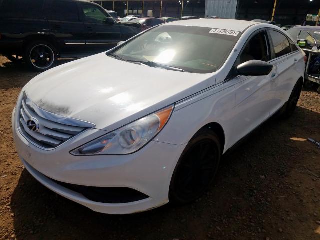 Photo 1 VIN: 5NPEB4AC1EH927602 - HYUNDAI SONATA GLS 