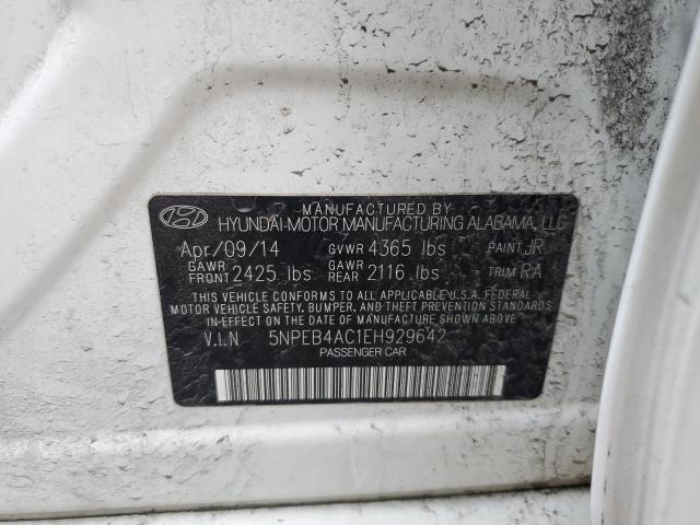 Photo 11 VIN: 5NPEB4AC1EH929642 - HYUNDAI SONATA 