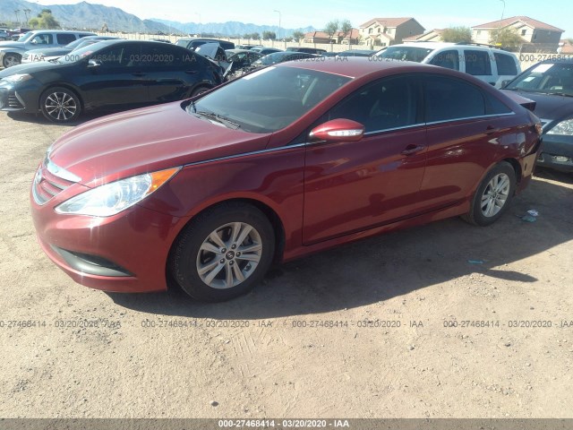 Photo 1 VIN: 5NPEB4AC1EH931505 - HYUNDAI SONATA 