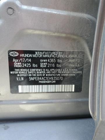 Photo 11 VIN: 5NPEB4AC1EH935070 - HYUNDAI SONATA 