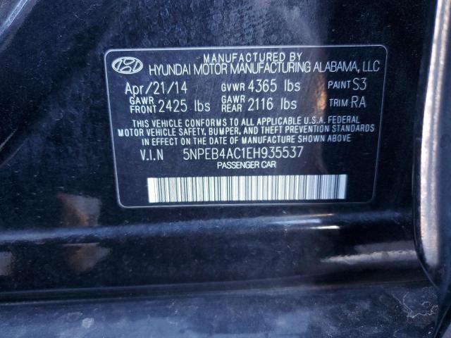 Photo 11 VIN: 5NPEB4AC1EH935537 - HYUNDAI SONATA 