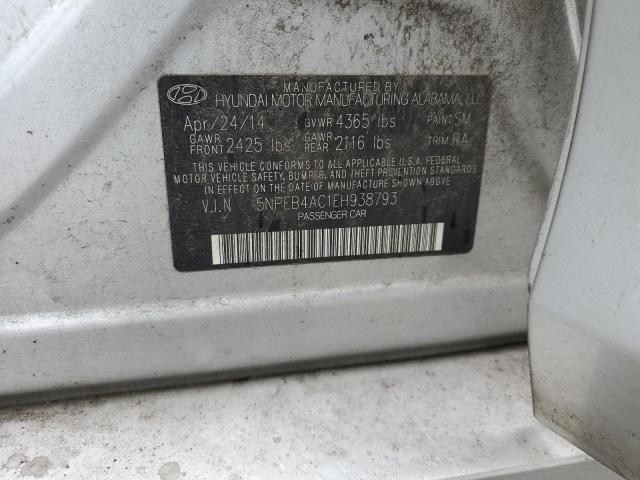 Photo 11 VIN: 5NPEB4AC1EH938793 - HYUNDAI SONATA GLS 