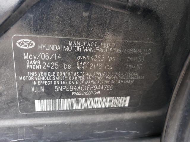 Photo 11 VIN: 5NPEB4AC1EH944786 - HYUNDAI SONATA 