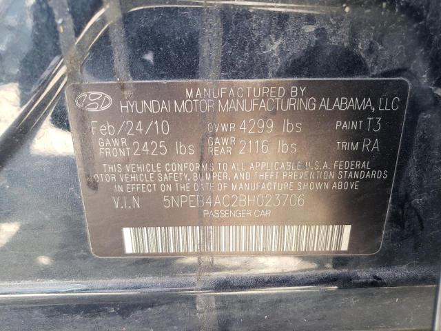 Photo 12 VIN: 5NPEB4AC2BH023706 - HYUNDAI SONATA 