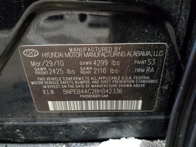 Photo 11 VIN: 5NPEB4AC2BH042336 - HYUNDAI SONATA GLS 